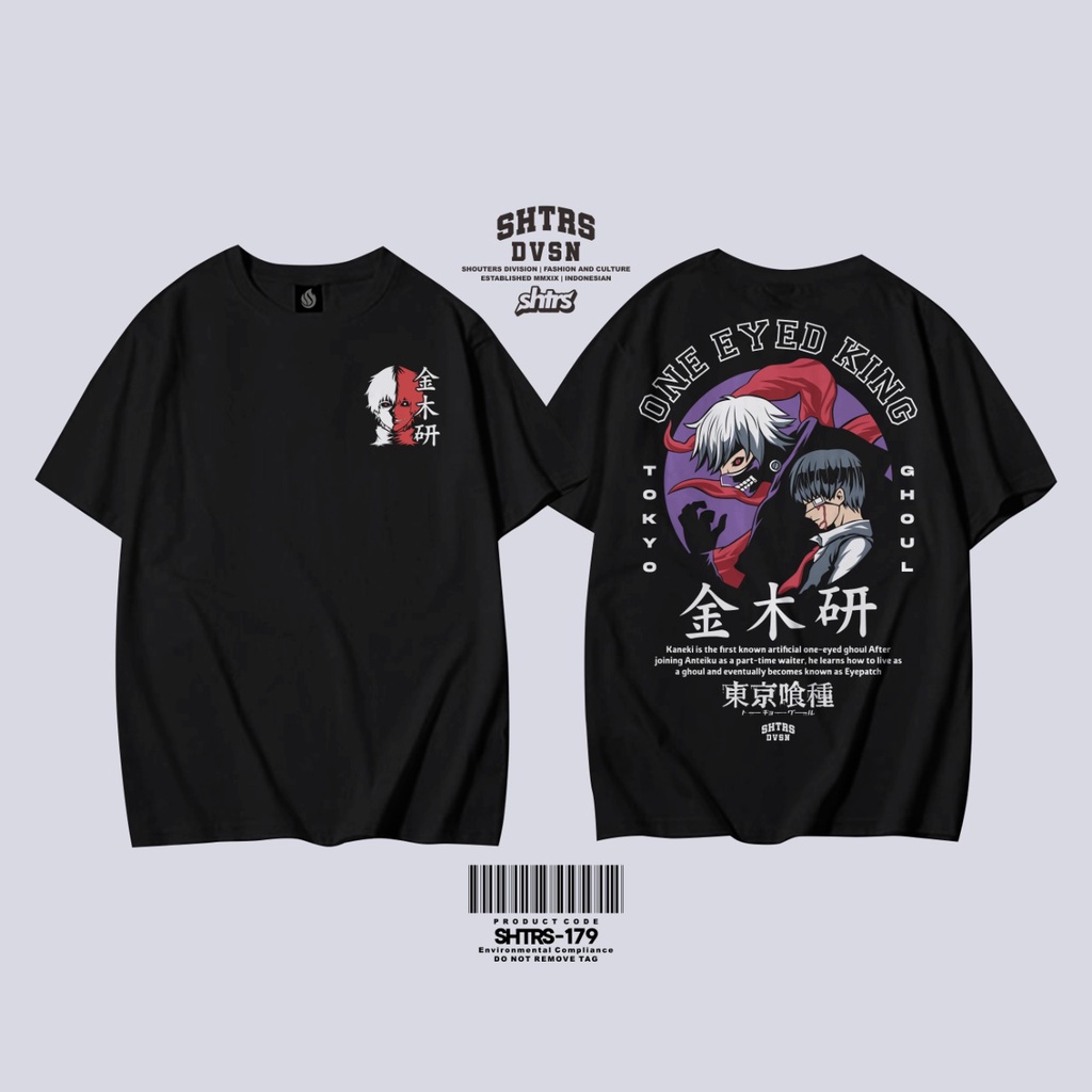 KAOS ANIME TOKYO GHOUL KANEKI KIZARU BAJU KAOS TOKYO GHOUL MURAH