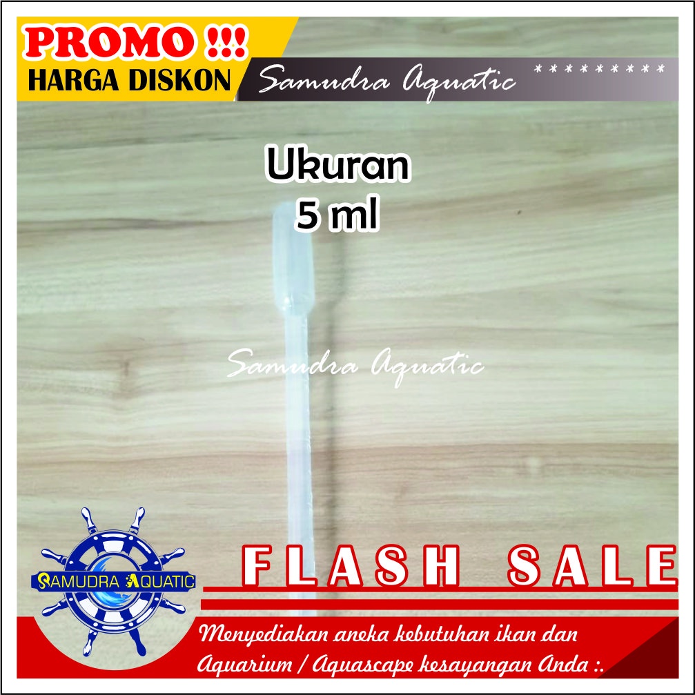 PIPET Tetes Ikan 5ml, Pipet Ikan Hias Obat Ikan