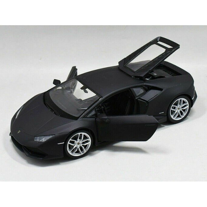 Diecast Welly Nex Skala 24 Lamborghini Huracan Black Matte Edition