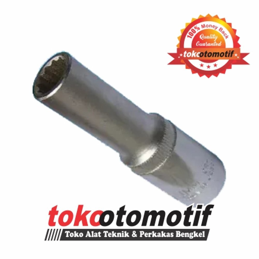 Mata Kunci Sok Panjang 1/2" - 12 pt - 17 mm TEKIRO | Sock Shok Shock Soket