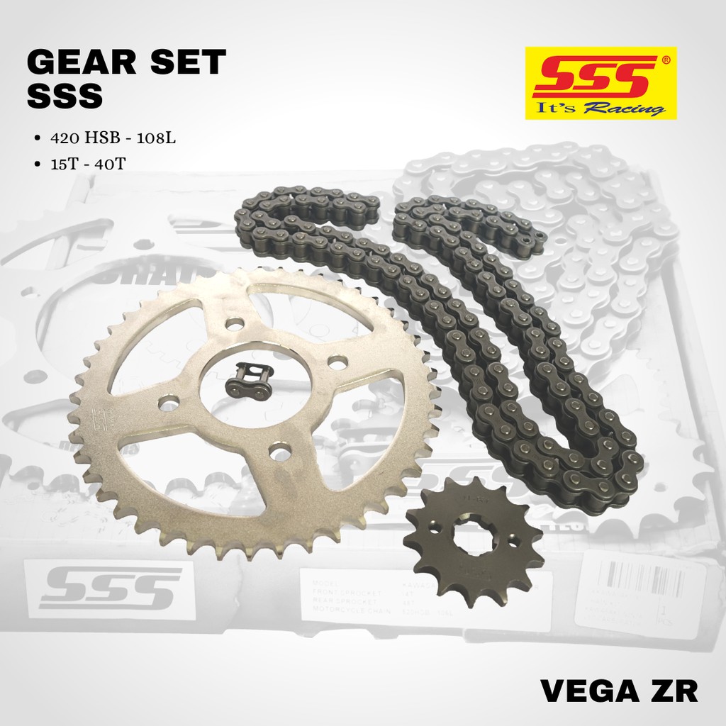 Gear gir set paket sss Vega zr 420 15 40