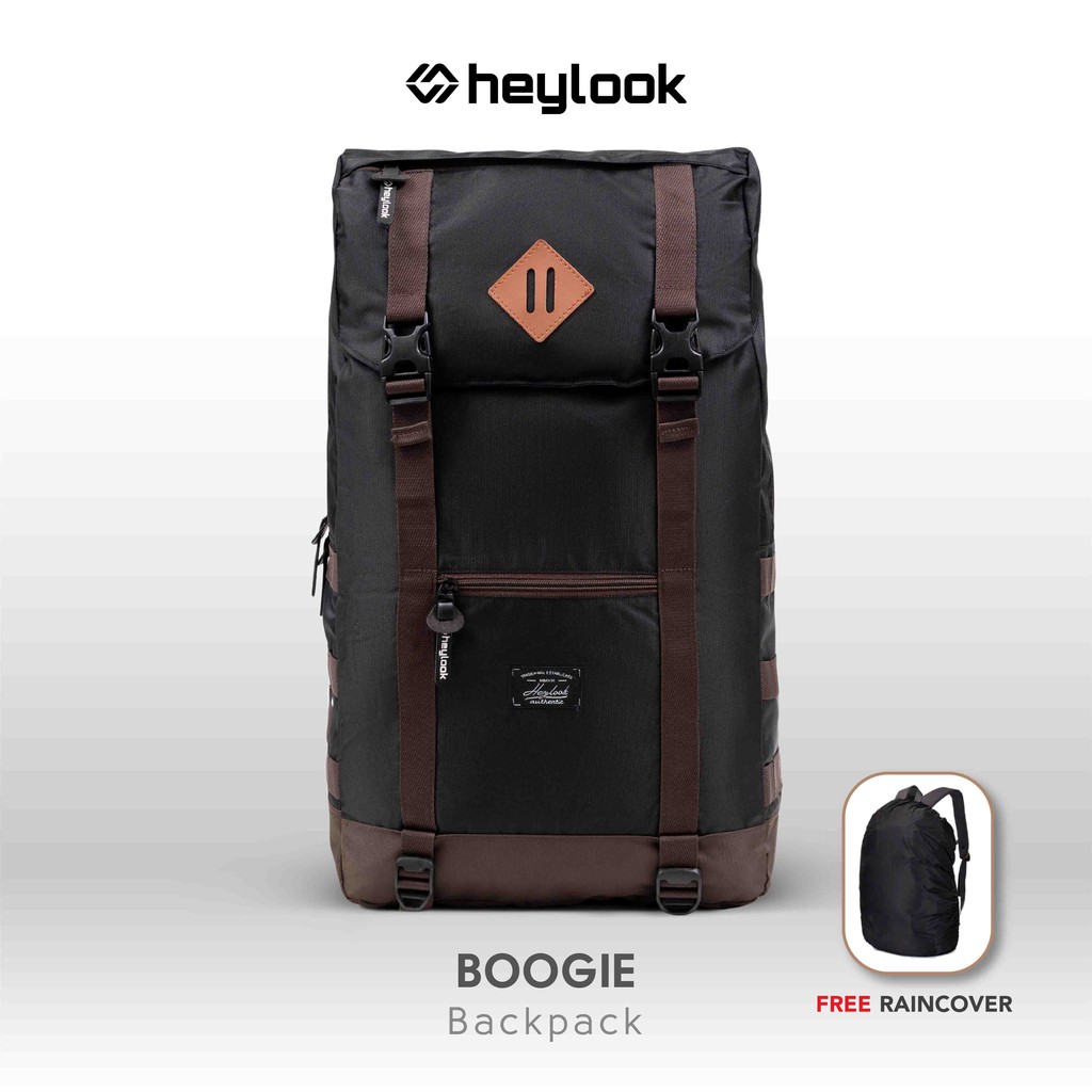 [BISA COD] Tas Ransel Laptop Boogie Size Besar Muat Banyak Pria Wanita Tas Kuliah Kerja Sekolah