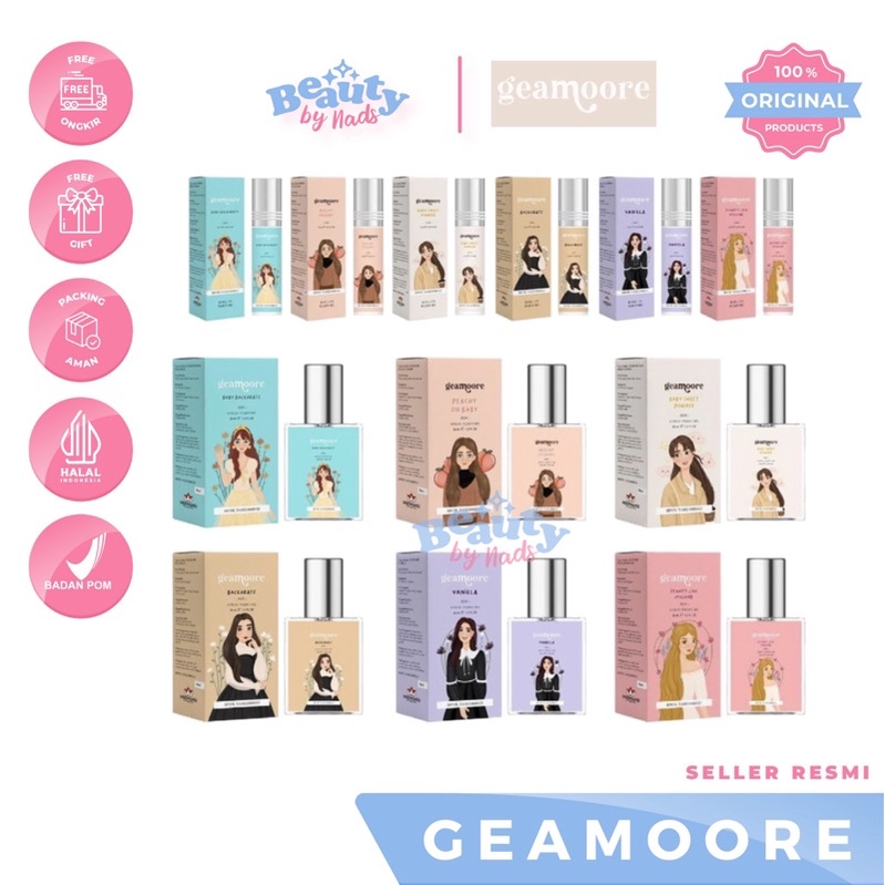 BEAUTYBY.NADS | INSPIRED PARFUME BY GEAMOORE 30ML 6ML BPOM SPRAY ROLL ON PERFUME PARFUM PARFUME INSP