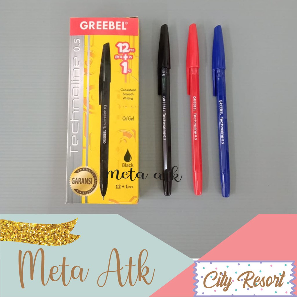 

Pulpen / Pen Technoline Greebel 0.5mm