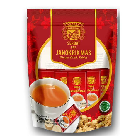 Serbat jangkrik mas wedang jahe herbal ginger 10x2 tablet