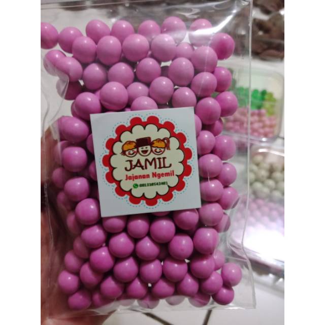 

Cokelat lagie mini pink pouch 110gr