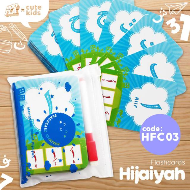 *Flash Card Hijaiyah mainan edukasi anak