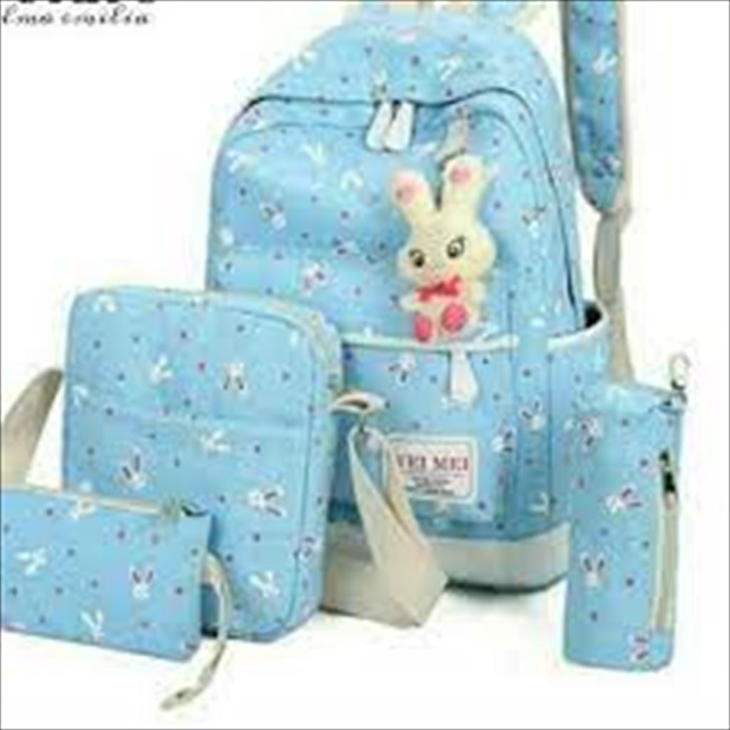 OTS 318 - tas ransel backpack set 4 in 1 kelinci / ransel anak / ransel beranak (tanpa boneka)