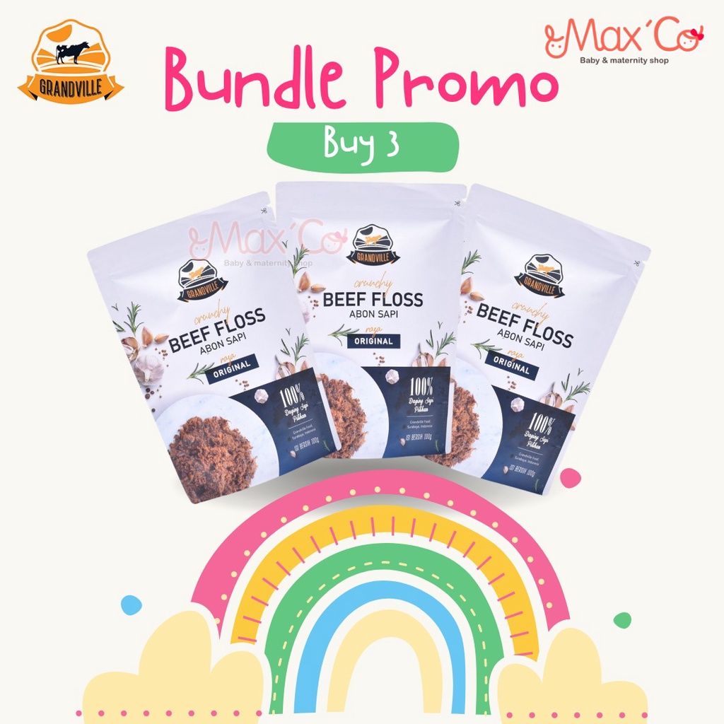 

Grandville BUNDLE Abon Crunchy 3 x 100gr