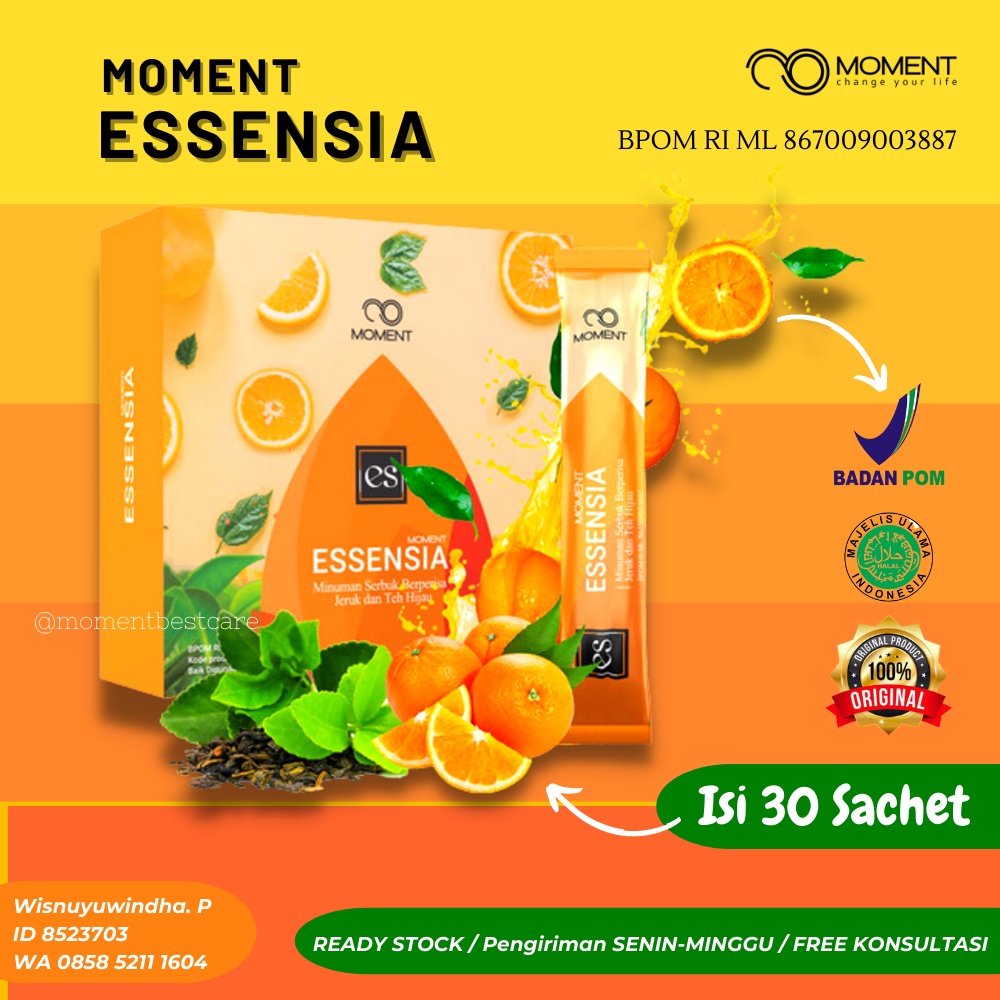 

Essensia Moment Vitamin C Premium Booster Imun Tubuh Kesehatan - Asli 100% Original Member Resmi ID 8523703