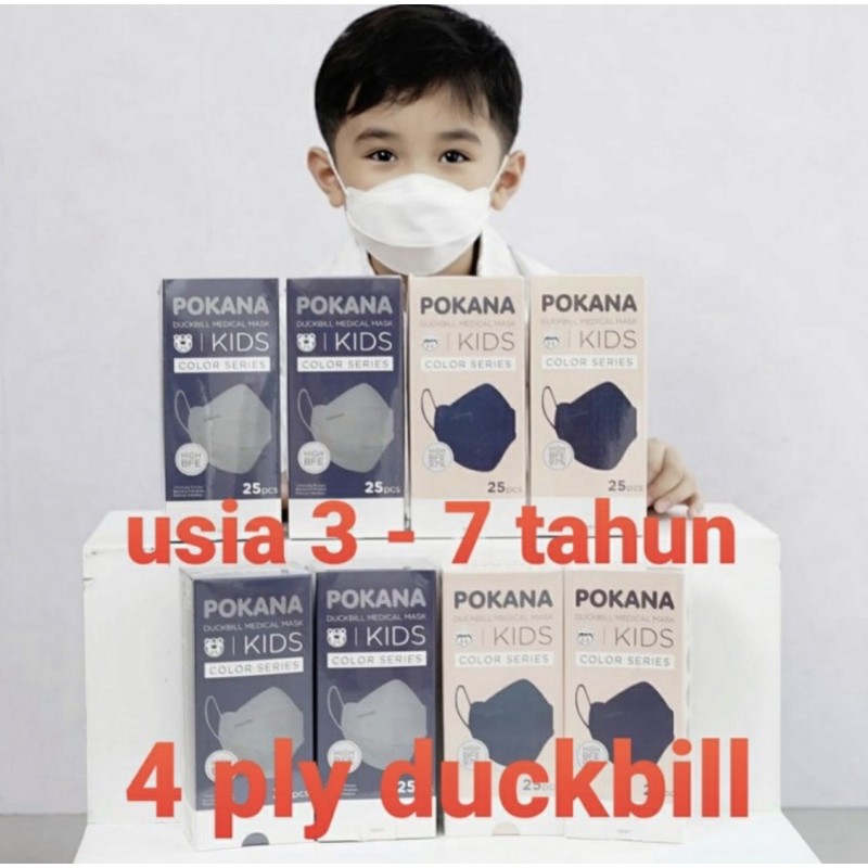 MASKER POKANA DUCKBILL KIDS SATUAN