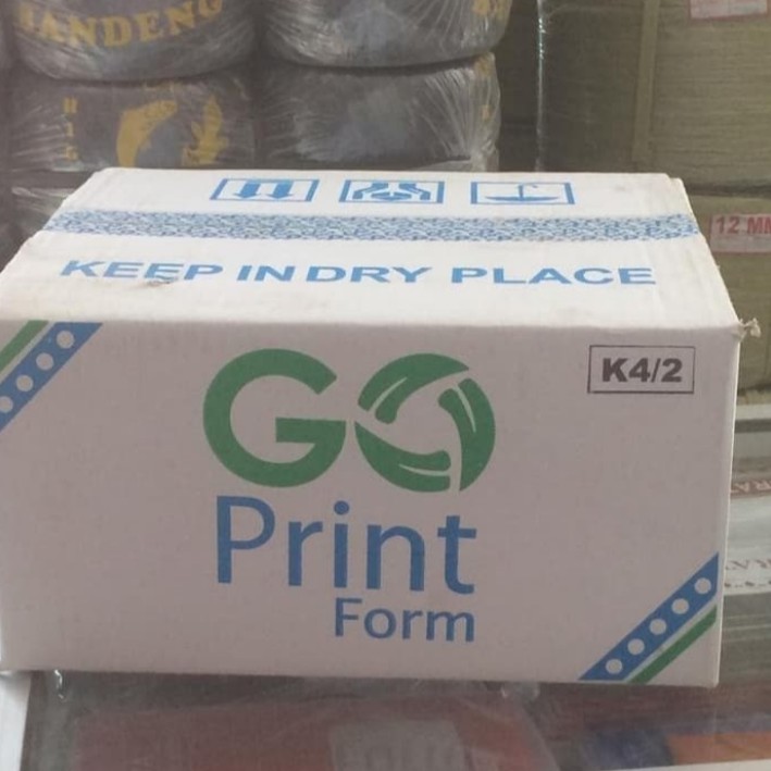 

Continuos Form GOPRINT 91/2 x 11 4ply /Kertas Komputer GO PRINT K4 NCR/Continuous Form 4play GOPRINT