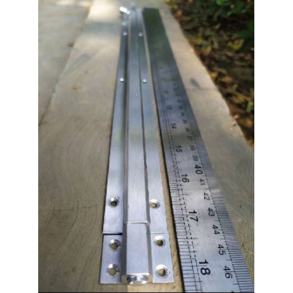 grendel pintu grendel alumunium pintu kupu tarung 18 inch