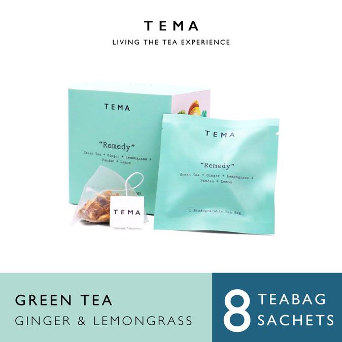 

[COD] TEMA Tea Bags - Remedy / Lemongrass Ginger Tea [COD]