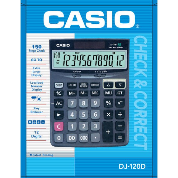 

CASIO Kalkulator DJ-120 D PLUS