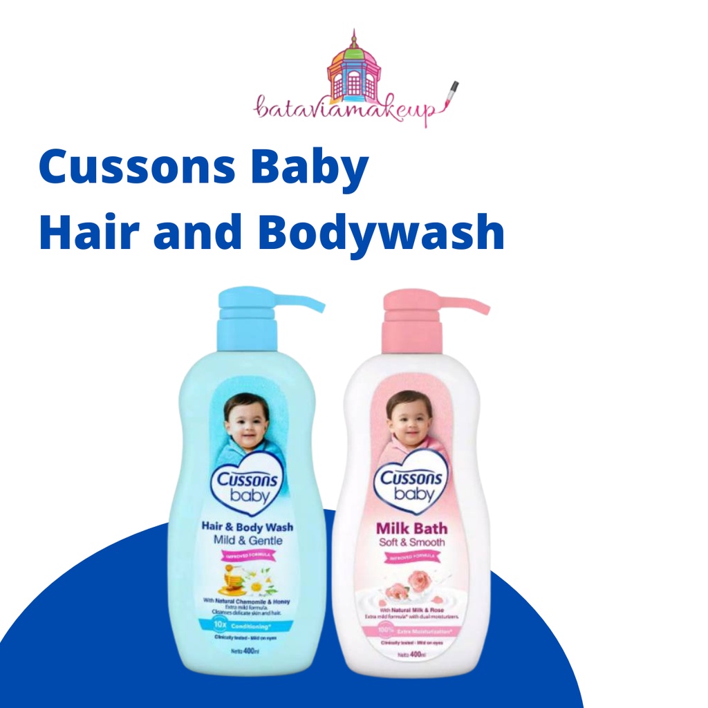 Cussons Baby Hair &amp; Body Wash  - Sabun Bayi 2in1 Pump 300ml/Sabun Cair Bayi