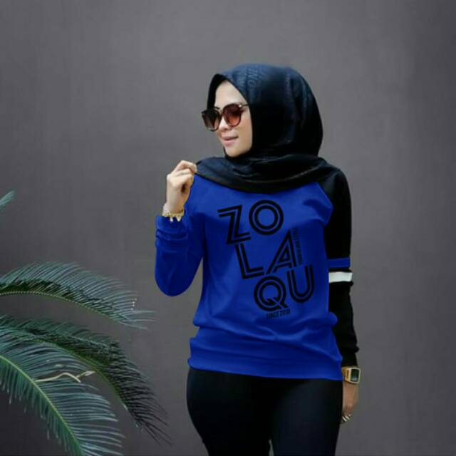 KAOS ZOLAQU LENGAN PANJANG BAHAN BABYTERRY