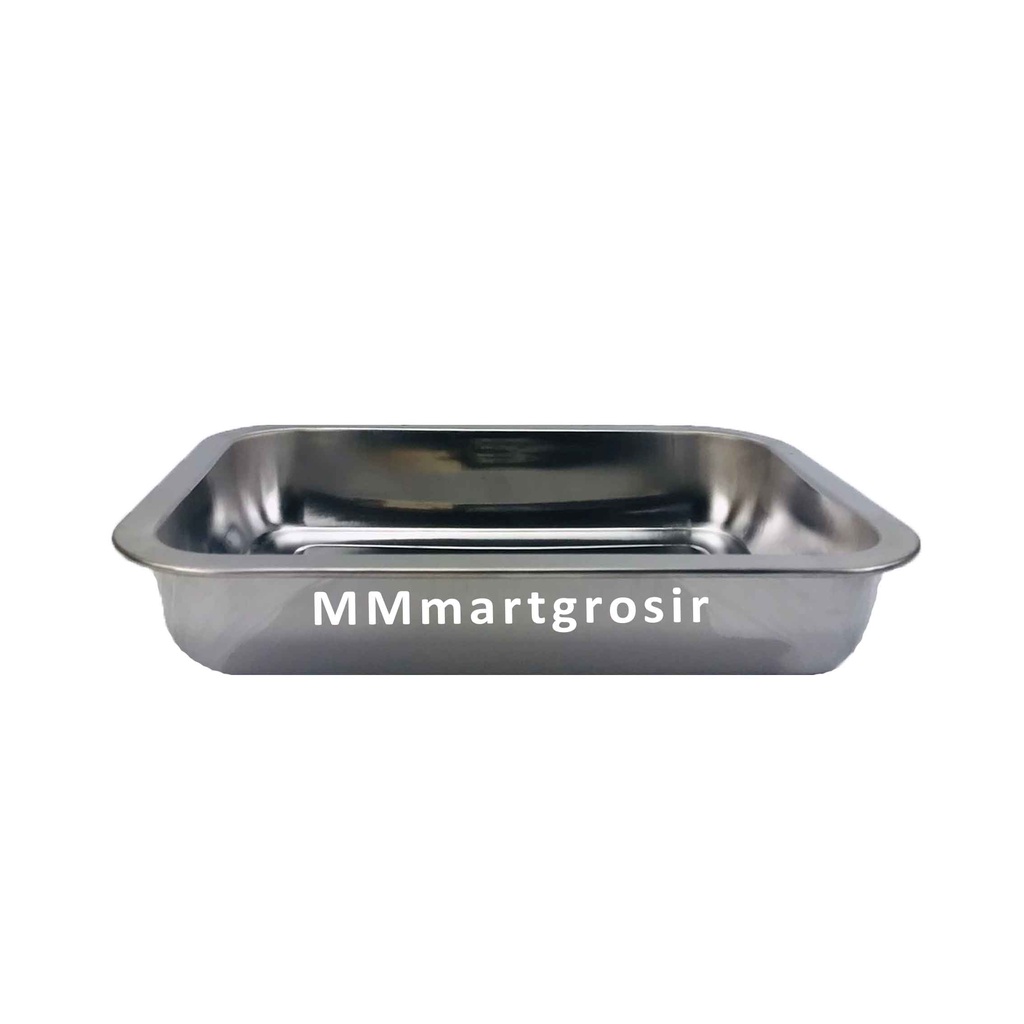 Nampan Ganom / Nampan Stainless Steel / Tempat Penyimpanan Makanan / Serbaguna