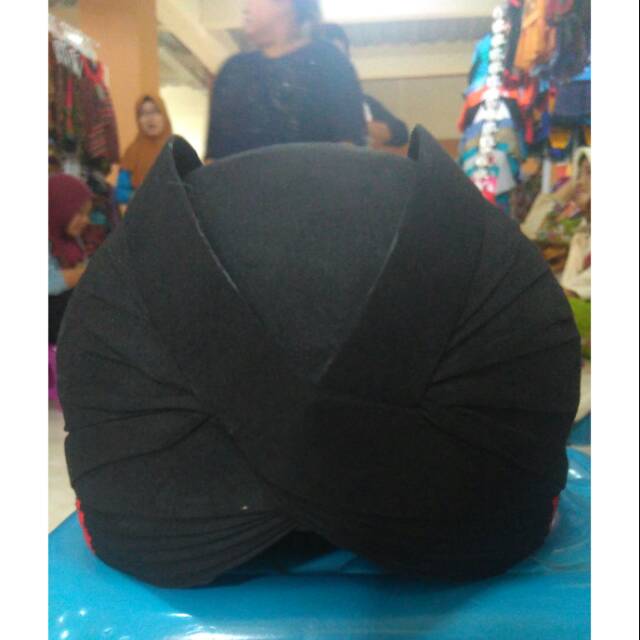 Blangkon Jogja dewasa sliwir hitam polos