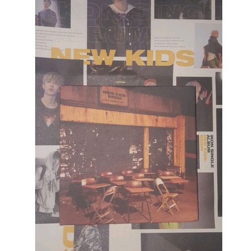 album ikon new kids begin plus poster