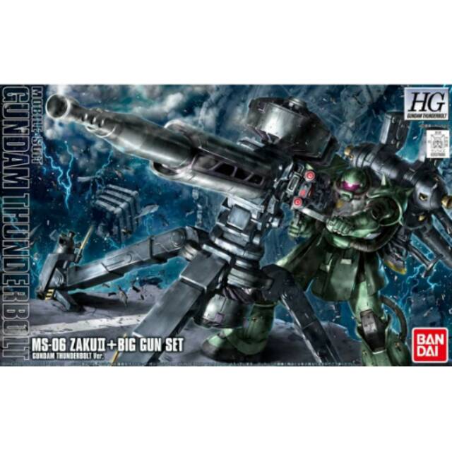 HG 1/144 ZAKU II + BIG GUN VER ANIME