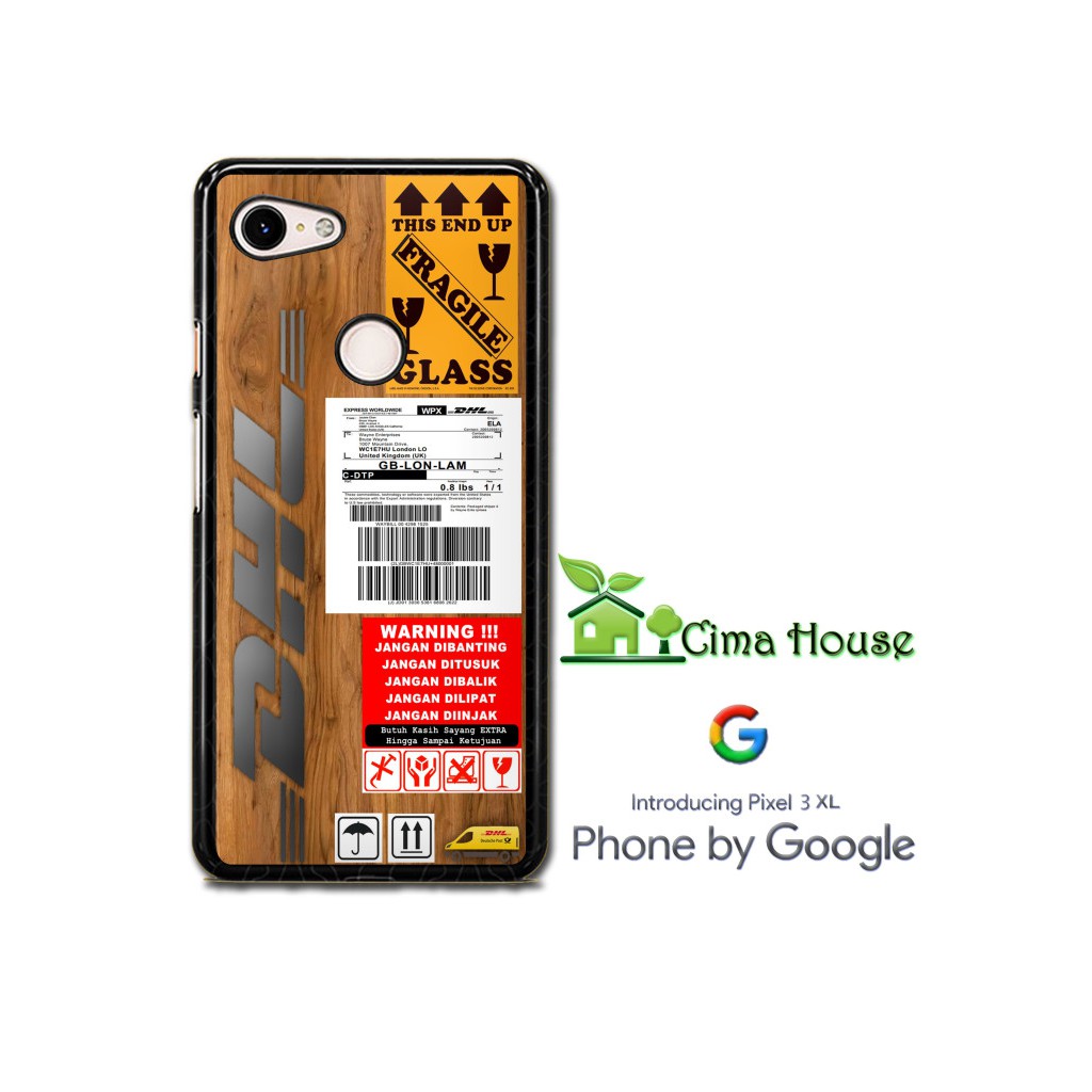 Casing Hp Fragile Case Custom Hardcase Google Pixel 3 XL 4 2 1