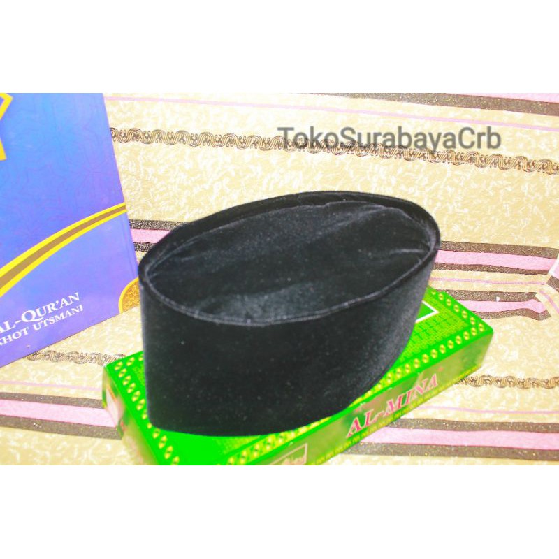 Peci Songkok Hitam Tinggi 11 Al-Mina Murah
