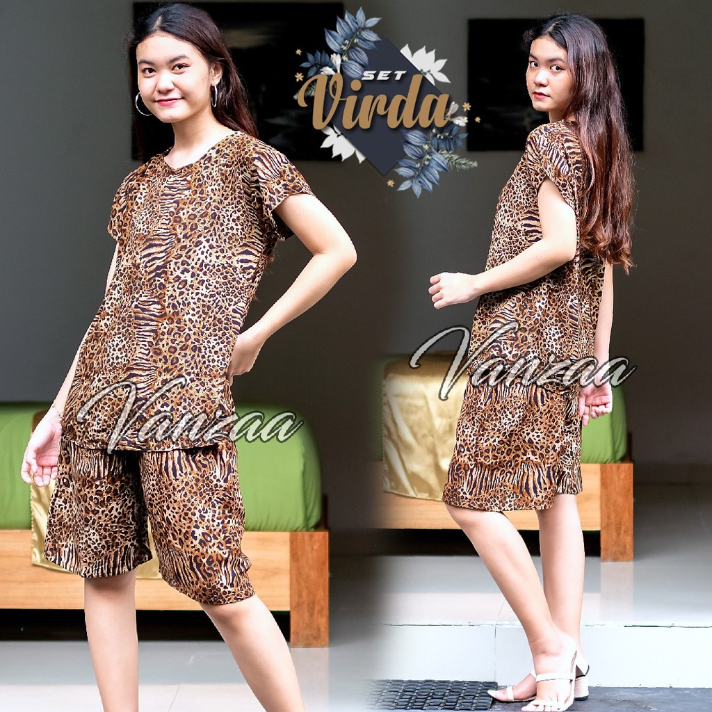 BAJU TIDUR WANITA SET PENDEK © VANZAA BALI 2022