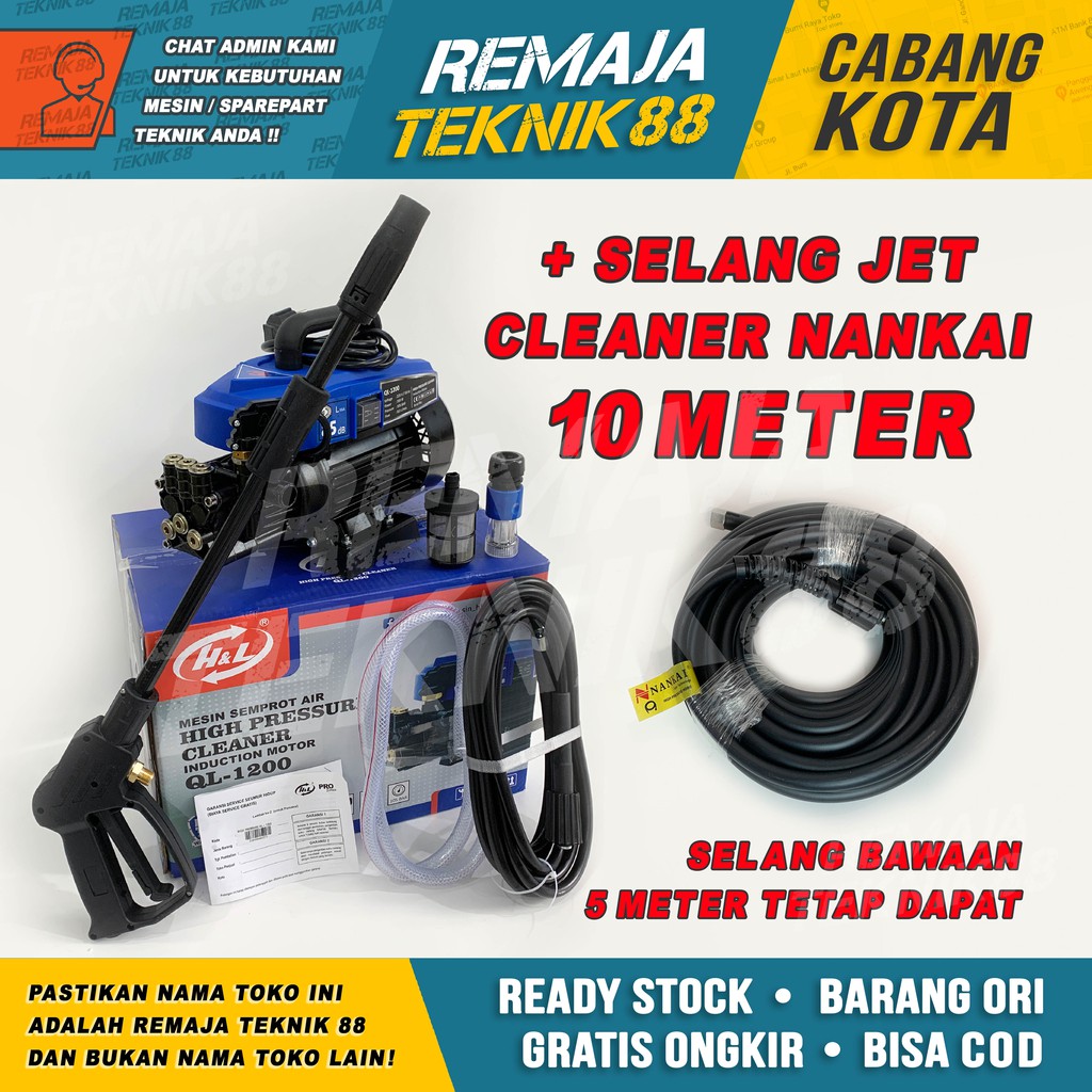 Jual Paket Jet Cleaner H L Ql Steam Cuci Mobil Ac Ql