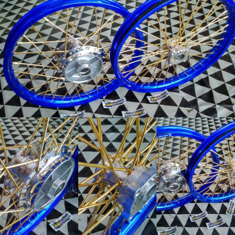paketan velg jinfei biru +ruji gold+tromol for all motor