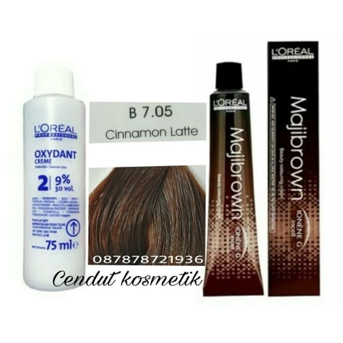 loreal majibrown b 7.05 / pewarna rambut / hair color