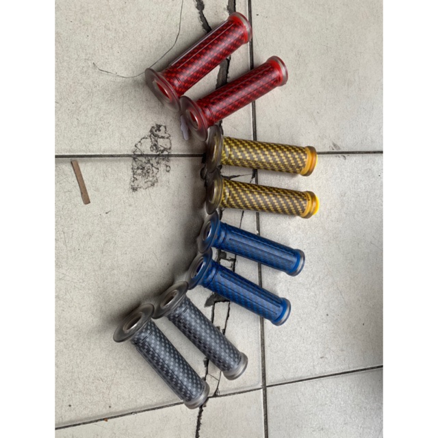 Hand grib-grip handfat carbon handgrip karbon universal all motor termurah beat vario scoopy fino nouvo ninja satria fu vixion cbr cb gl mega pro pcx nmax adv aerox dll