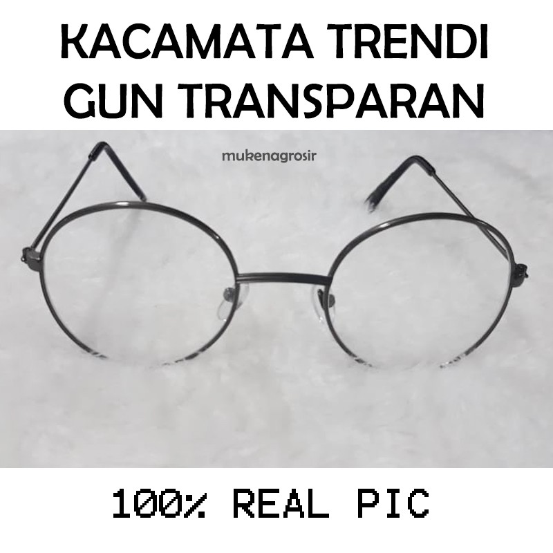 BESTSELLER!!Kacamata Keren / kacamata Gaya / Kacamata Trendy / Gun Transparant / nastushaa