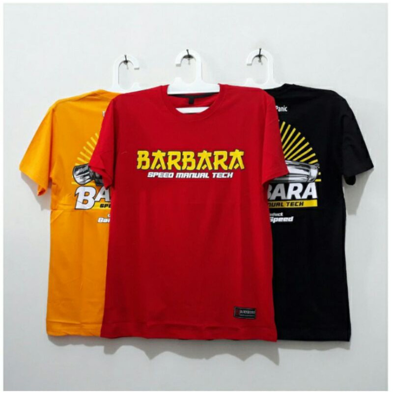 kaos racing barbara speed murah free stiker
