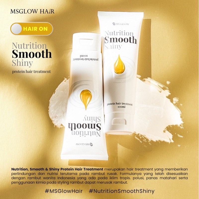 MS GLOW HAIR SMOOTH &amp; SHINY