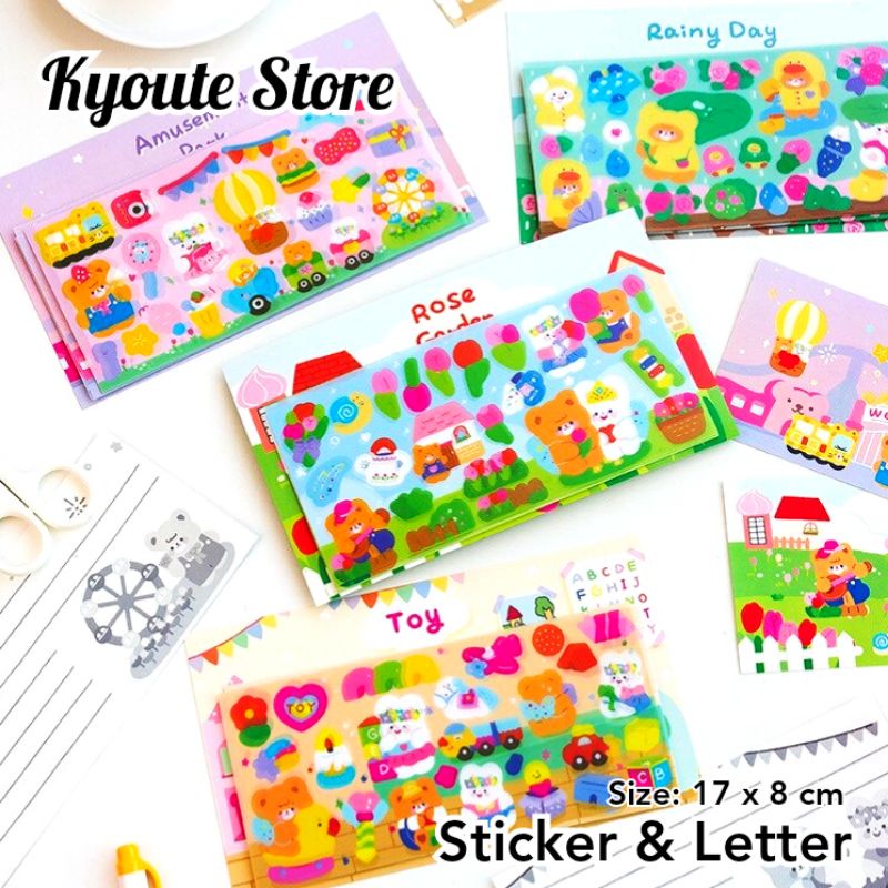 

Birthday Set Decorative Sticker dan Kertas Ucapan Lucu / Birthday Letter / Birthday Gift / Kartu Ucapan