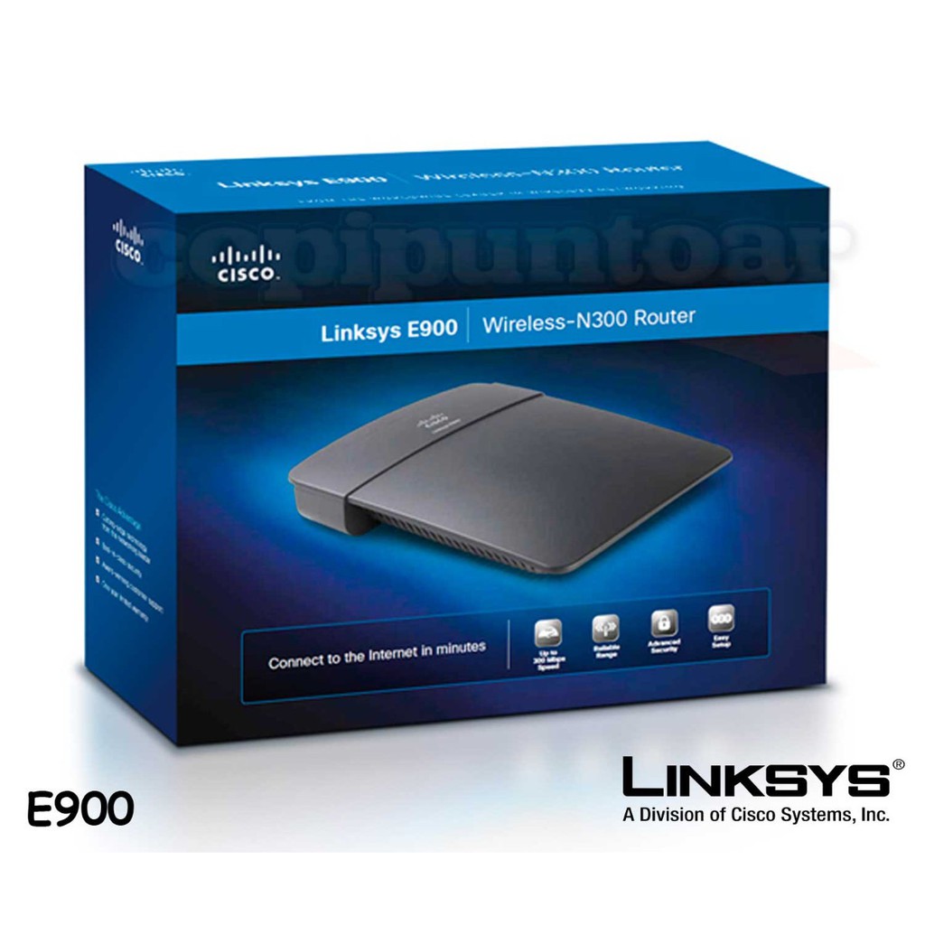 Cisco Linksys E900 Wireless N 300Mbps Router (clearance stok)