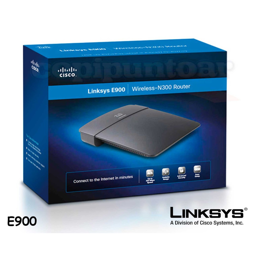 Jual Cisco Linksys E900 Wireless N 300Mbps Router (clearance stok