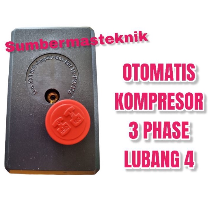 otomatis kompresor 3 phase lubang 4 presure switch compresor 3 phase otomatis kompresor 380 volt
