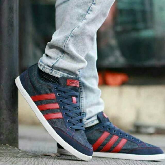 Sepatu Pria Uk 40-44 Adidas ORIGINAL Neo Caflaire Jeans Not Advantage Baseline Superstar Stansmith