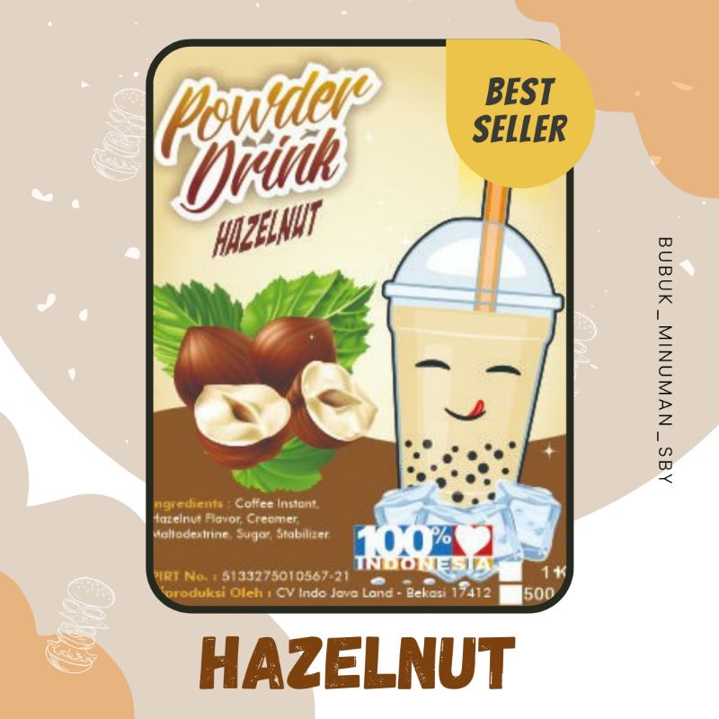 

Javaland Bubuk Minuman Rasa Hazelnut 1kg
