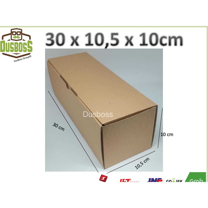 

Kardus karton uk.30 x 10,5 x 10 cm - Die Cut - kue / roll cake / multifungsi
