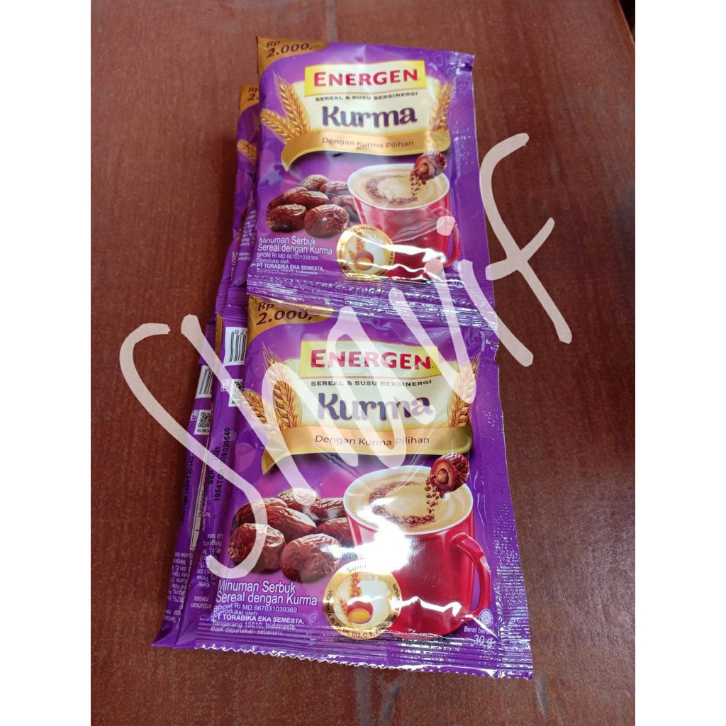 

Energen Kurma (10 sachet x 30 gram)