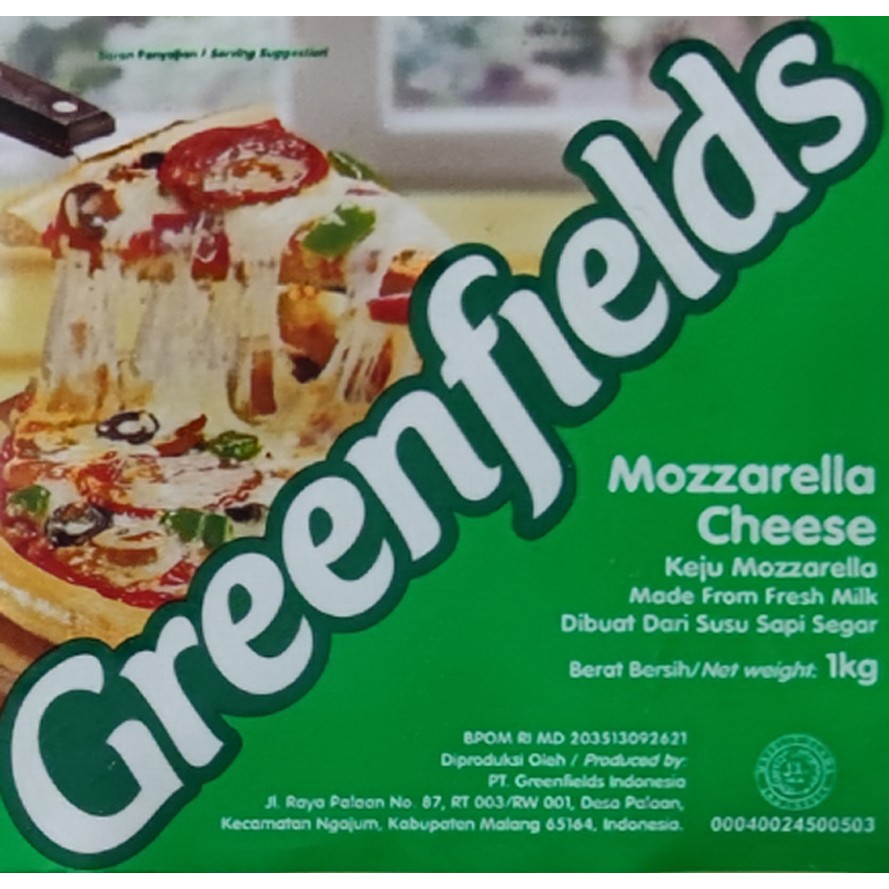 

KEJU MOZARELLA GREENFIELDS (orderan khusus) 8 kg