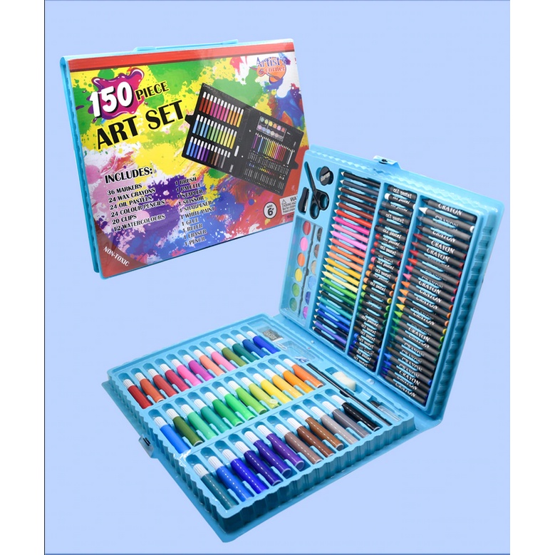 

Crayon Set 150 Pcs Crayon Oil Paste/Pensil Warna Pensil Warna Lengkap/Alat Mewarnai Alat Melukis Lengkap