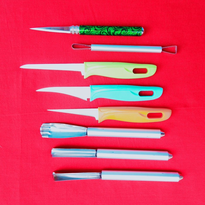 pisau ukir buah sett