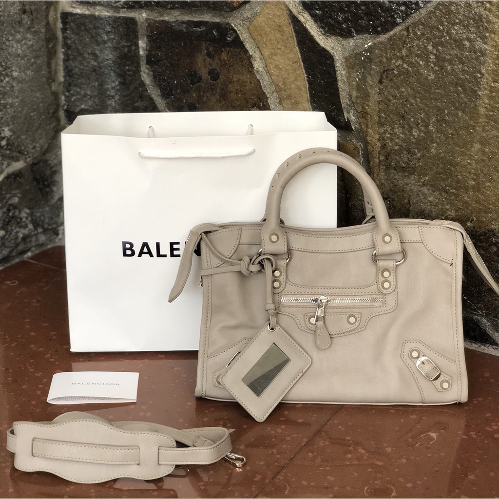 Balenciaga City Bag Semi Premium 30 Cm Grey