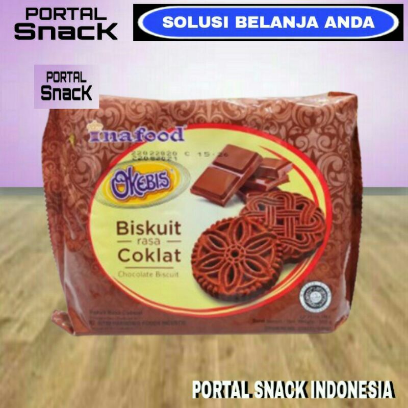 

OKEBIS Inafood Biskuit Coklat 300 gram