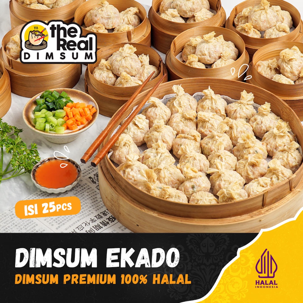 

Dimsum Ekado Isi 25pcs Halal Frozen