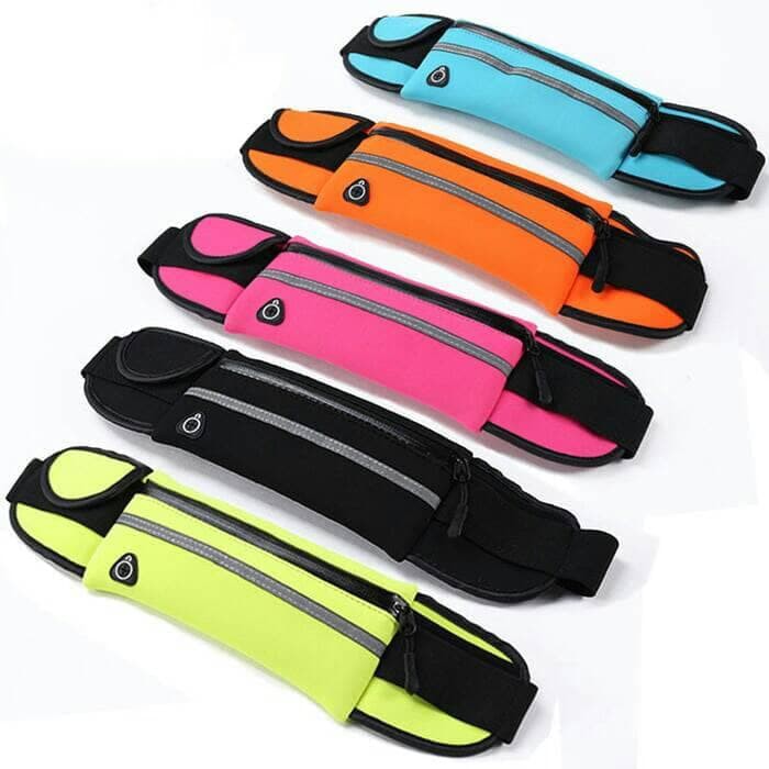 Waterproof Waist Bag Running Belt Tas Pinggang Olaharaga Jogging Lari